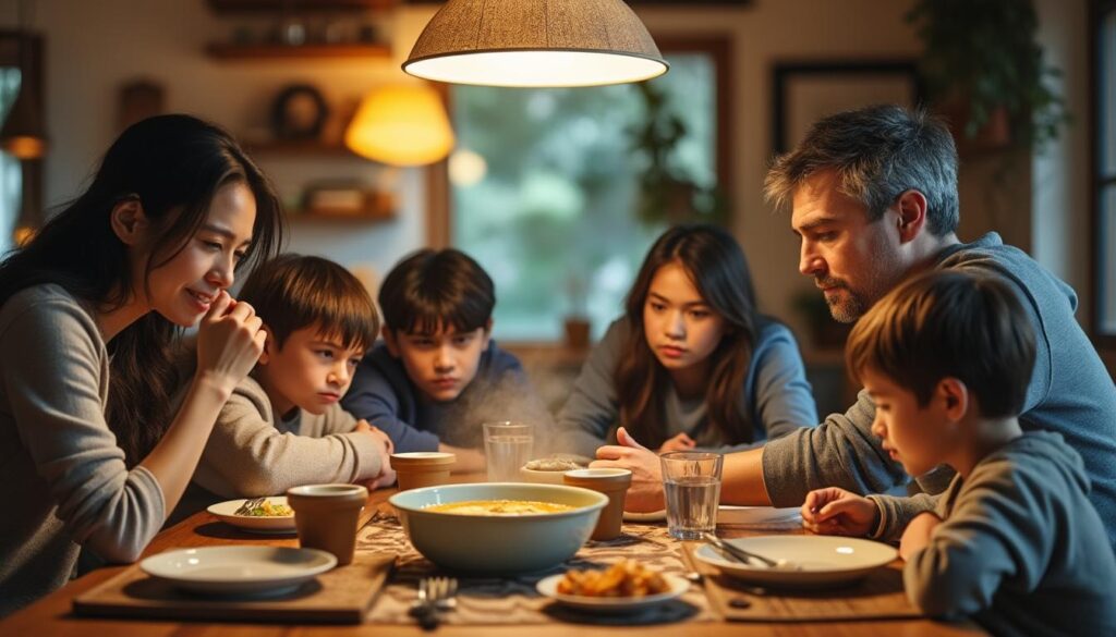 discover how seemingly innocent dinner table remarks can have unexpected harmful effects and learn to communicate more mindfully during meals.