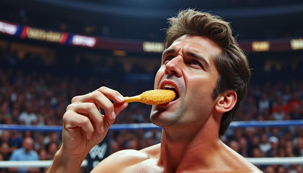 watch shirtless robert f. kennedy jr. take center stage in a viral wrestling showdown as he devours a twinkie in an epic and unforgettable moment!